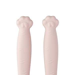 Набор детских столовых приборов LUKNO, розовый